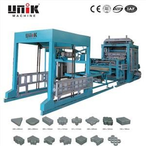 舗装ブロック機械